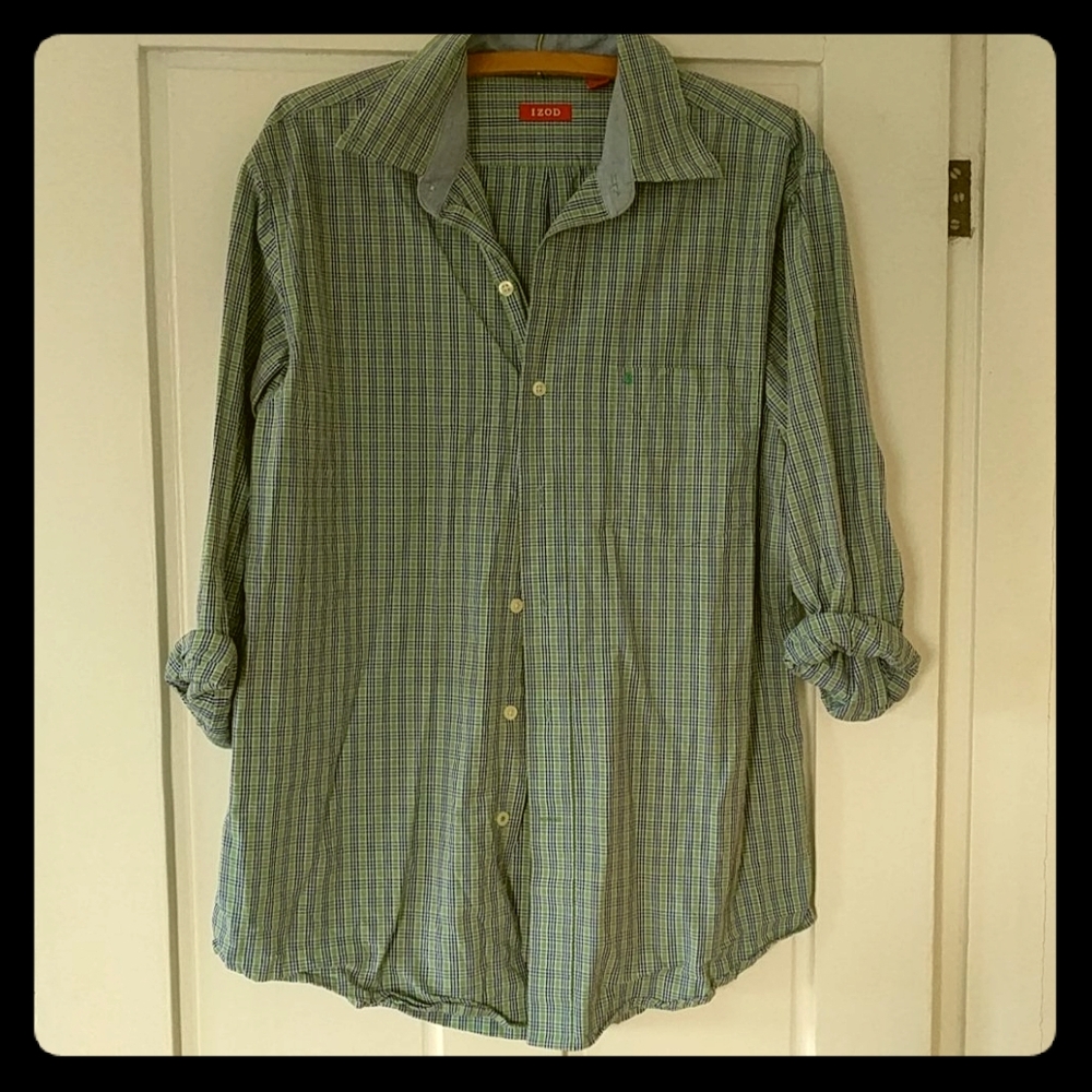 Izod men's medium dress shirt